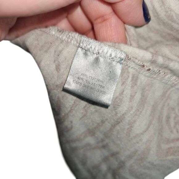 Kathryn Y2K Zebra Print Tie Front Sleeveless Top - Picture 5 of 5